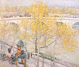 Pont Royal Paris by childe hassam